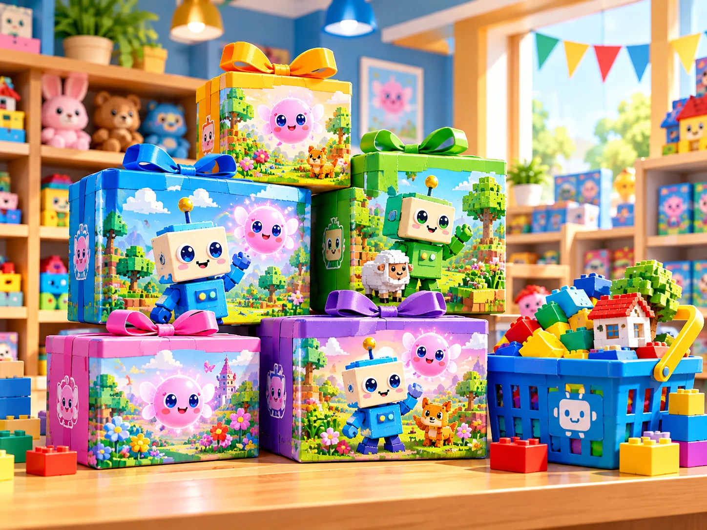 Brik & Lumi game boxes for shops and distributors