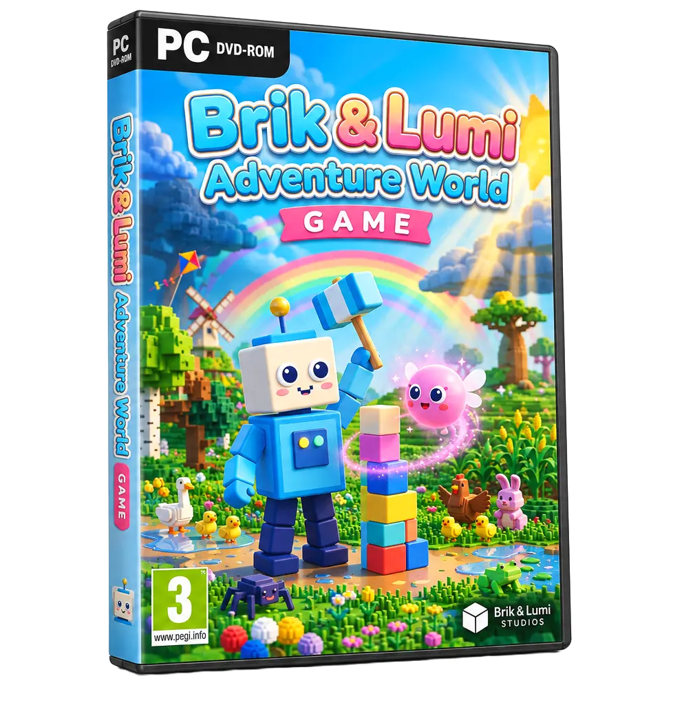 Caja del juego Brik & Lumi Adventure World
